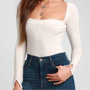 Free People Beside Me Bodysuit